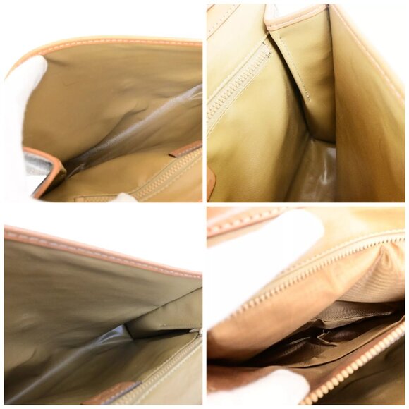 CELINE Logo Macadam Pattern Shoulder Bag PVC Leather Brown GHW Italy 65FB173 - Picture 14 of 14